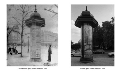 Colonne Morris, place Denfort-Rochereau, 1900/1997